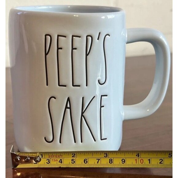 Rae Dunn Peeps Sake Easter Ceramic Blue Coffee Mug Cup - Picture 6 of 6